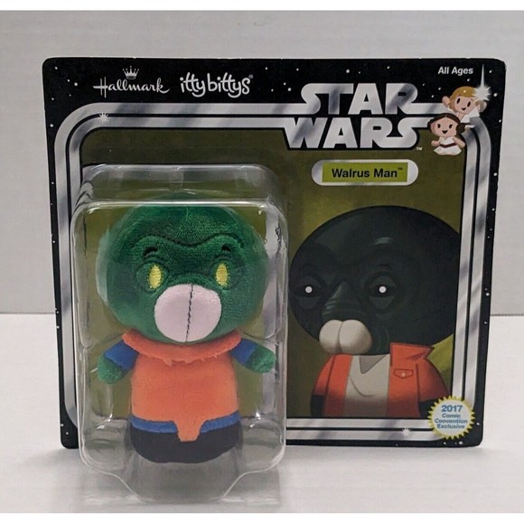 Hallmark Itty Bittys Star Wars WALRUS MAN Plush Toy NEW Comic Convention… - Picture 1 of 2